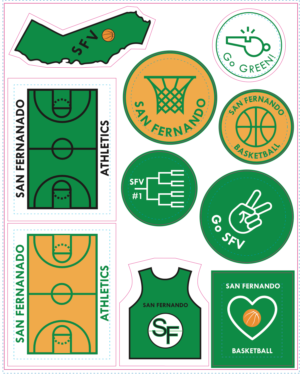 PVC Vinyl Stickers on sheets 5"X7" 300ea