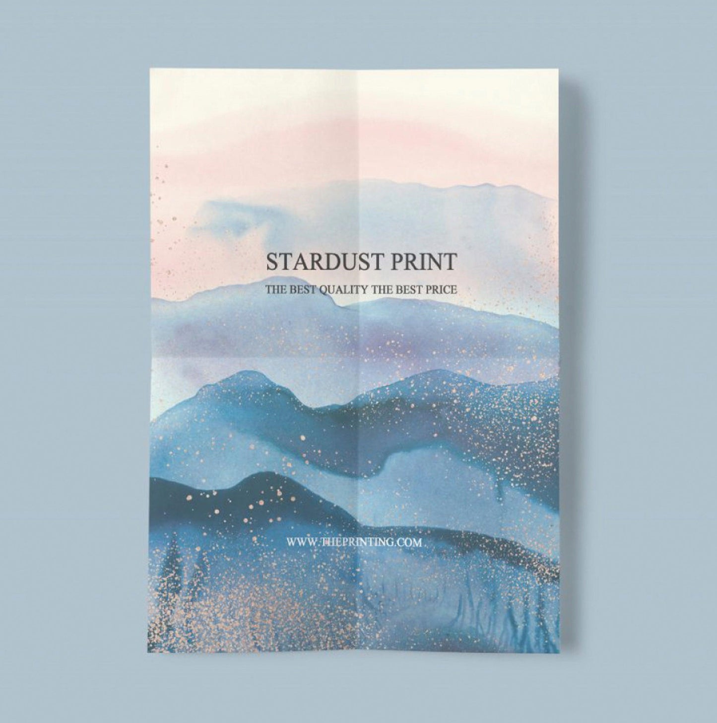8.5" X 5.5" Premium Glossy Paper Flyers 100lb - RedPrinting.com