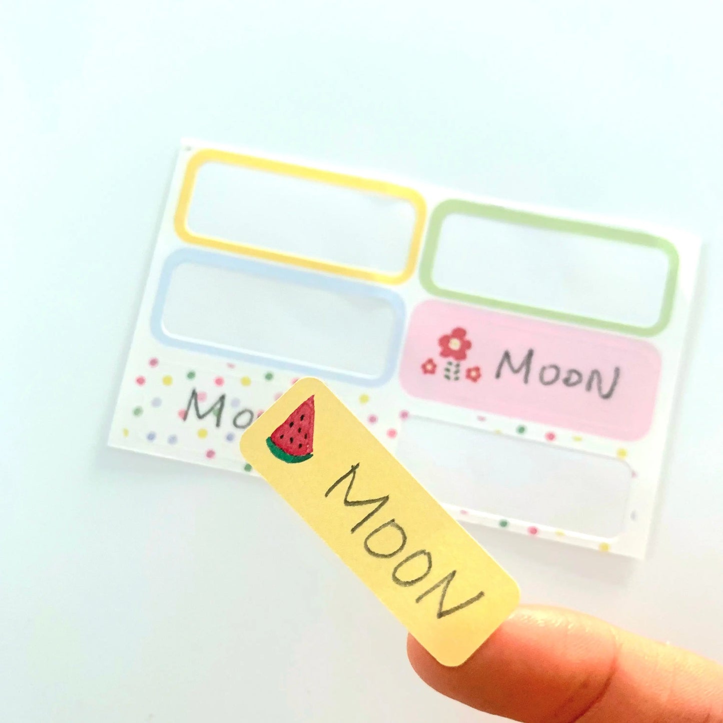 Matte Paper stickers on sheets. Any Size and Any Shape RedPrinting.com