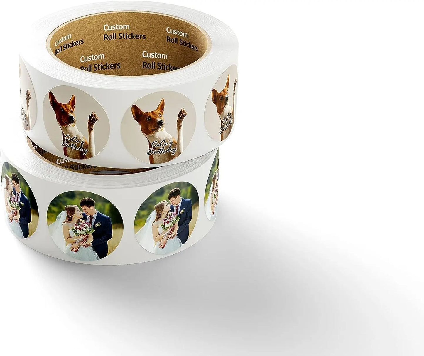 Custom Gloss Paper Roll Labels. Any Shape, Any size - RedPrinting.com