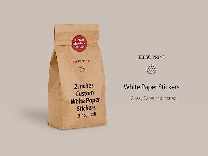 Glossy Paper stickers on sheets. Any Size and Any Shape - RedPrinting.com