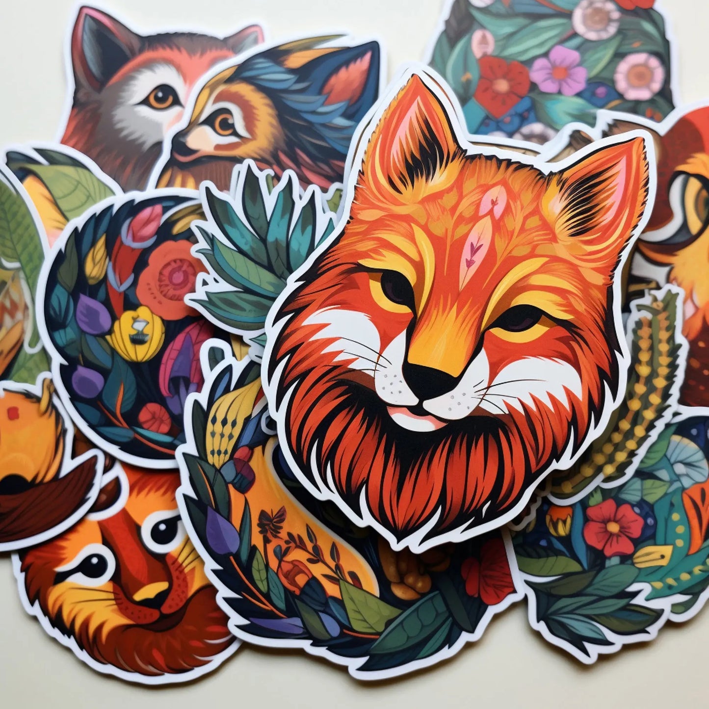 PVC Vinyl Die-cut Stickers Removable Adhesive RedPrinting.com
