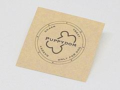Eco Kraft Paper Round Stickers.