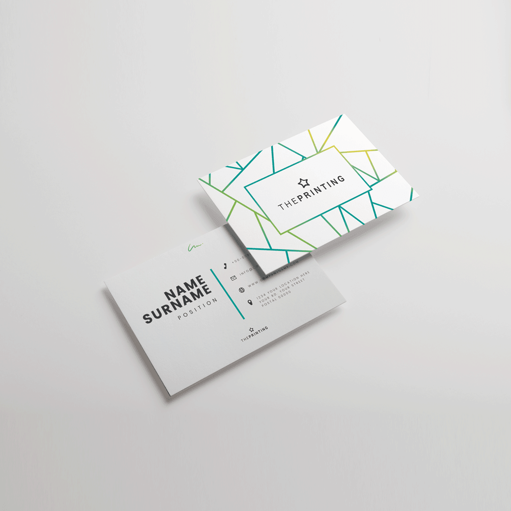 Star Gold Business Cards.