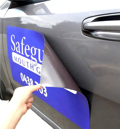 Custom Car Magnet Sign for Vehicles – Full Color Printed Magnetic Sign No Minimum Order Indoor & Outdoor Use RedPrinting.com
