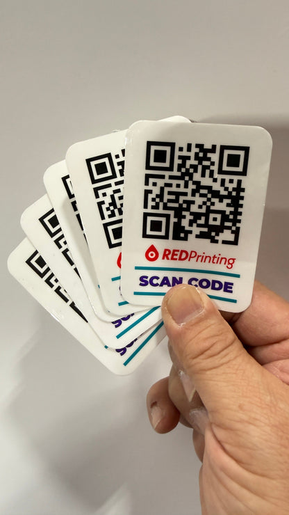 QR Code Stickers RedPrinting.com