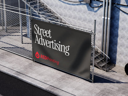 Custom Mesh Banner Printing – Wind-Resistant Outdoor Mesh Vinyl Banners RedPrinting.com
