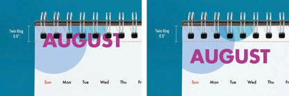 Calendar with a Triangular Stand Holder - RedPrinting.com