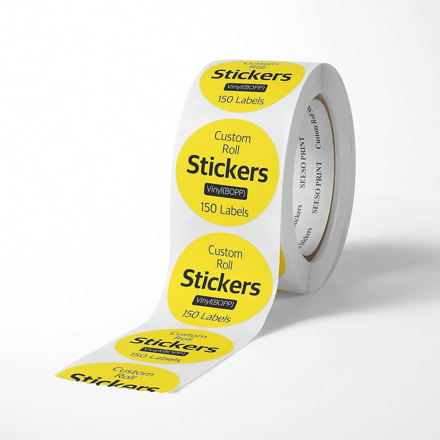 Custom BOPP Vinyl Paper Roll Labels. Any Shape and Any Size ... Custom BOPP Vinyl Paper Roll Labels. Any Shape and Any Size ...