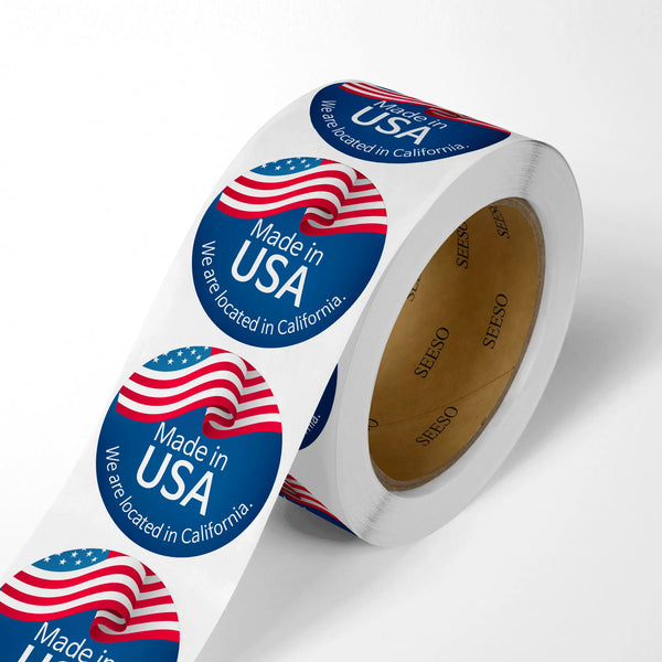 Custom Paper Roll Labels β White Glossy Full Color Printing by RedPrinting