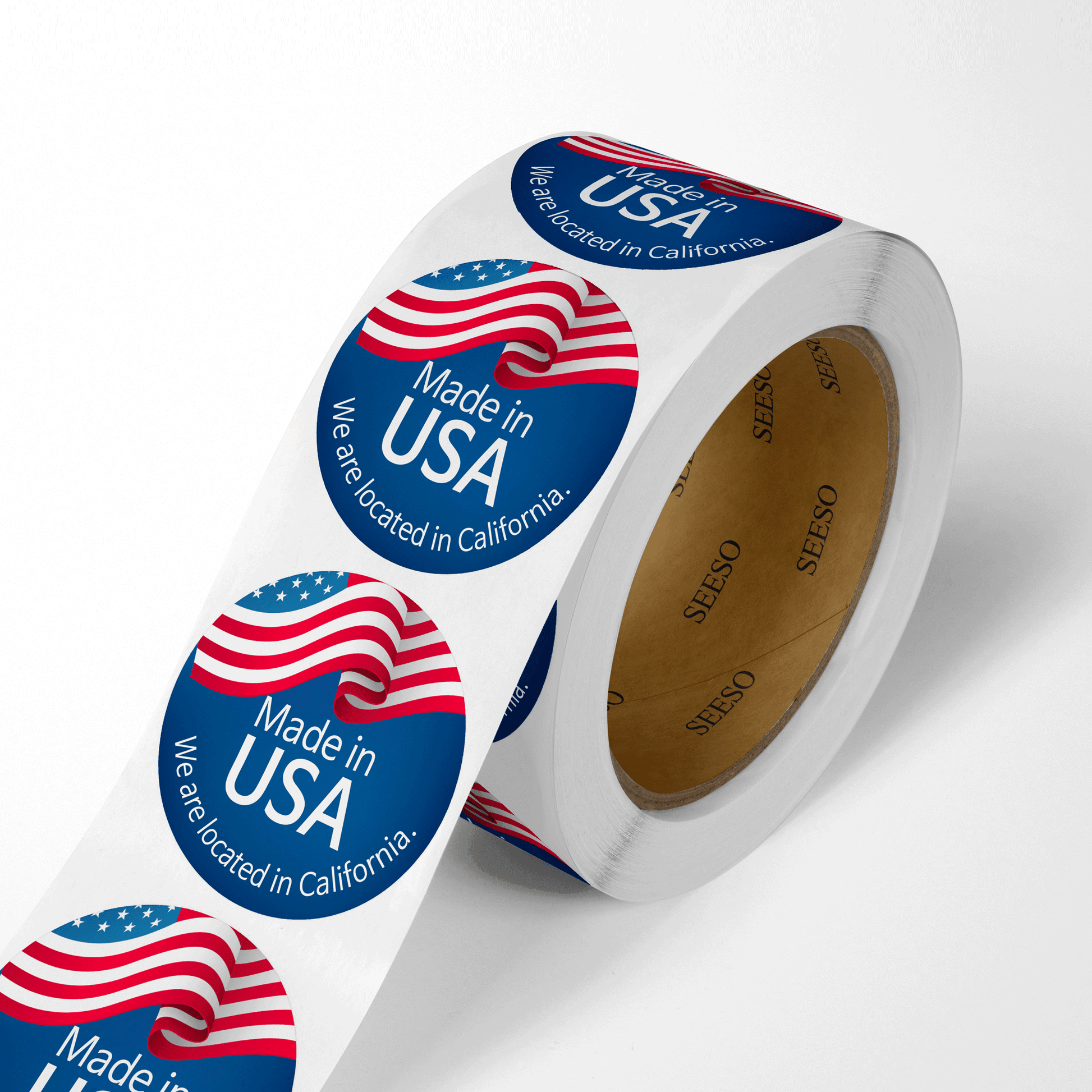 Free Labels - Custom Gloss Paper Roll Labels. 2-inch, Round, Square, Rounded Square - RedPrinting.com
