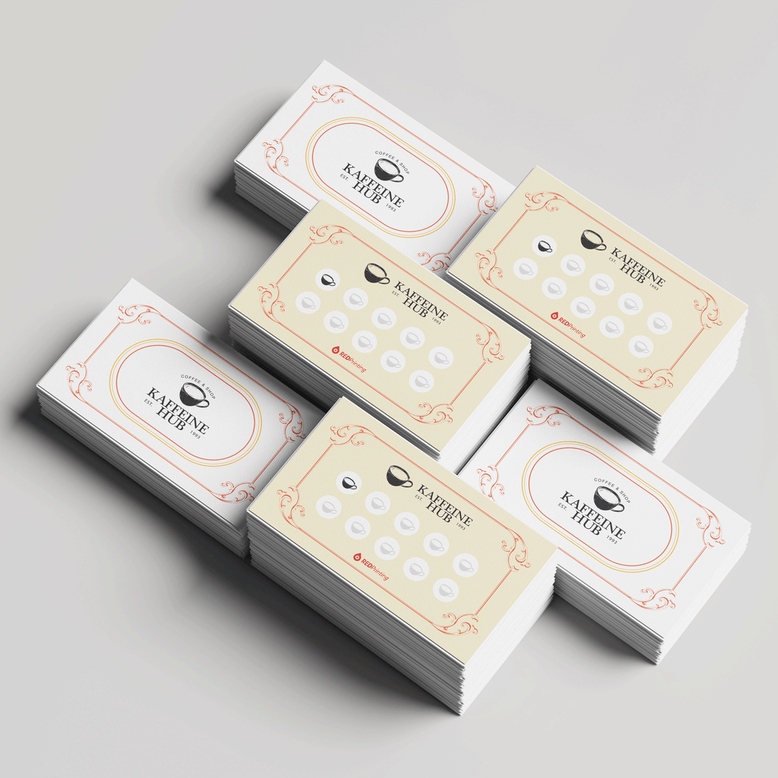 Custom Loyalty Cards | Premium Matte Stamp Cards – Double-Sided ...