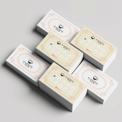 Custom Loyalty Cards – Premium Matte Reward Cards | Double-Sided Business Card Size