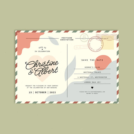 Laid Cover 80lbs Post card