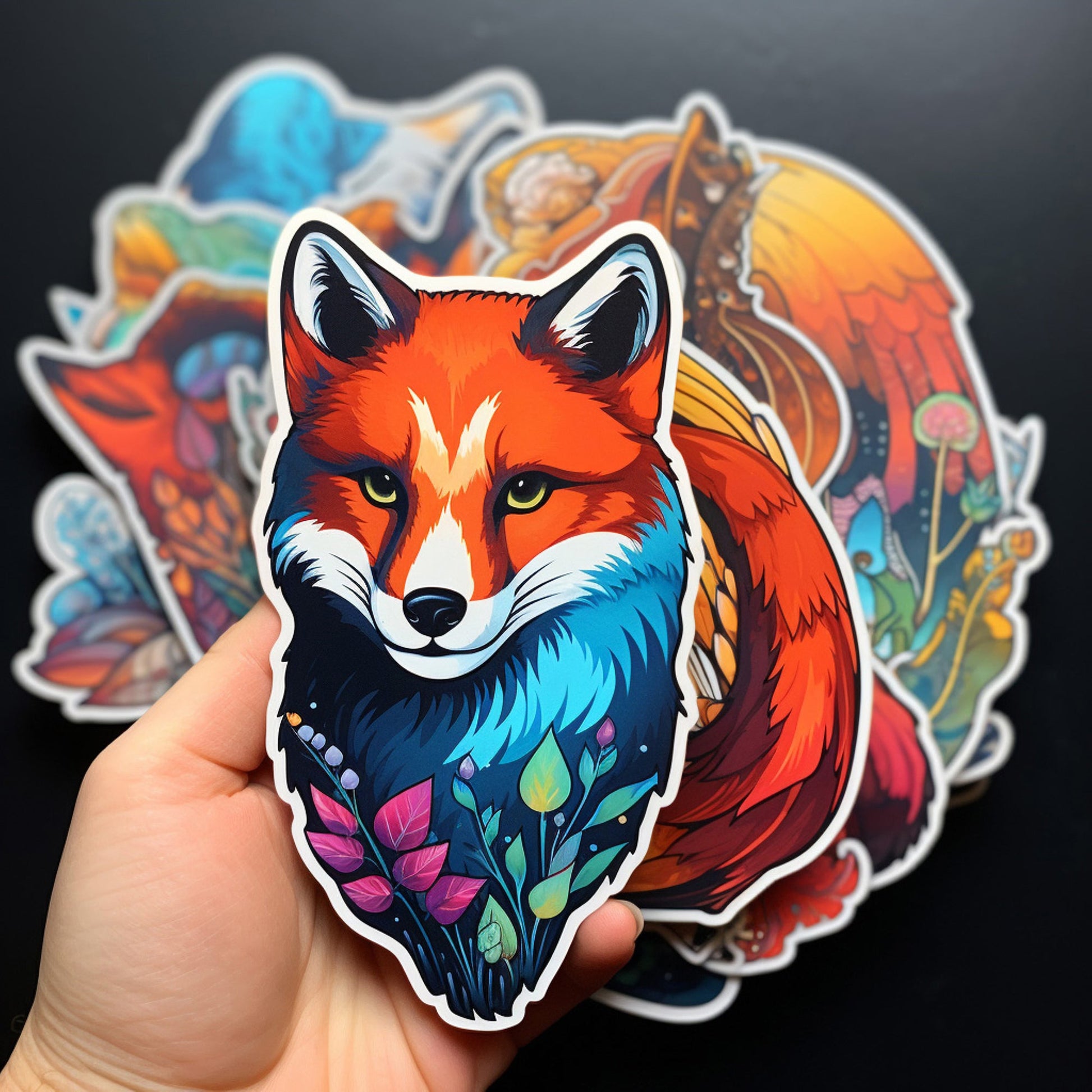 PVC Vinyl Die-cut Stickers Removable Adhesive RedPrinting.com