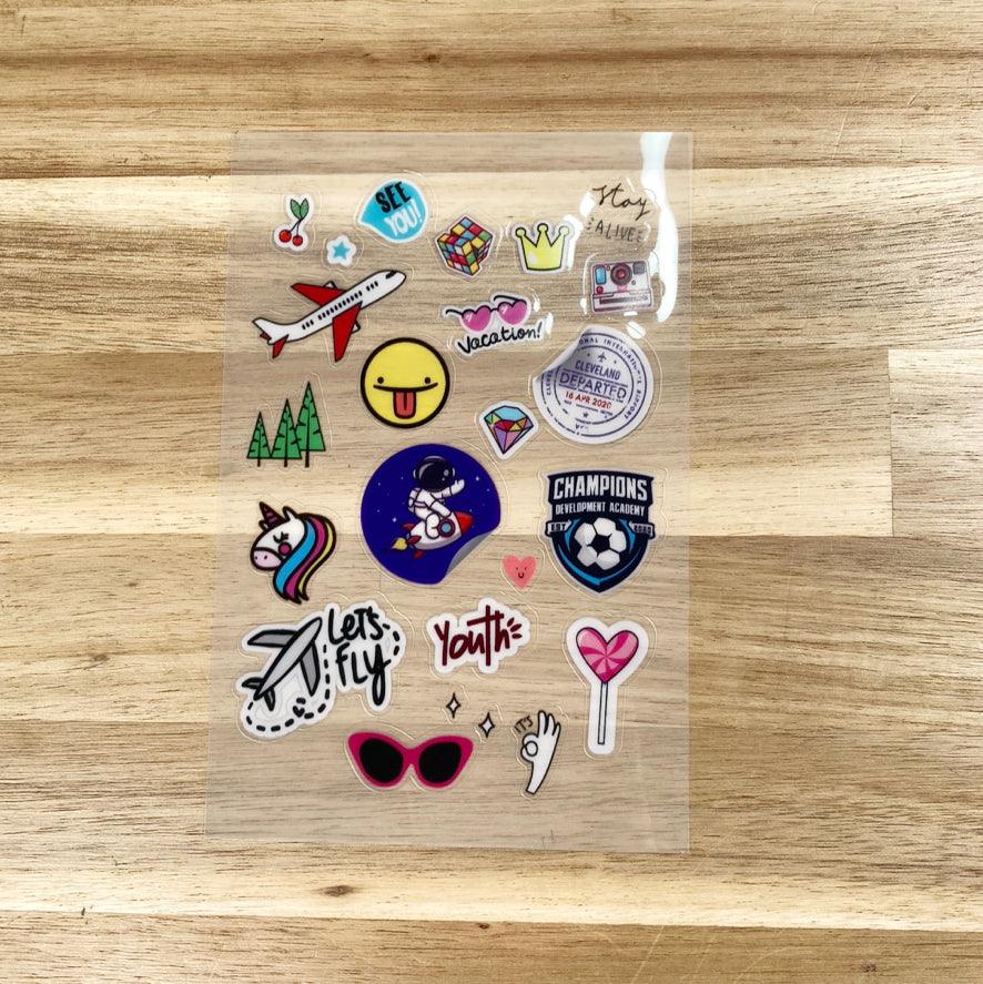 Clear Pet Vinyl Sticker Sheet | Red Printing | Products – RedPrinting.com