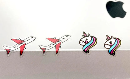 Clear PET Vinyl Sticker Sheet.