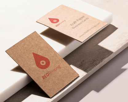 Eco Kraft Business Cards.