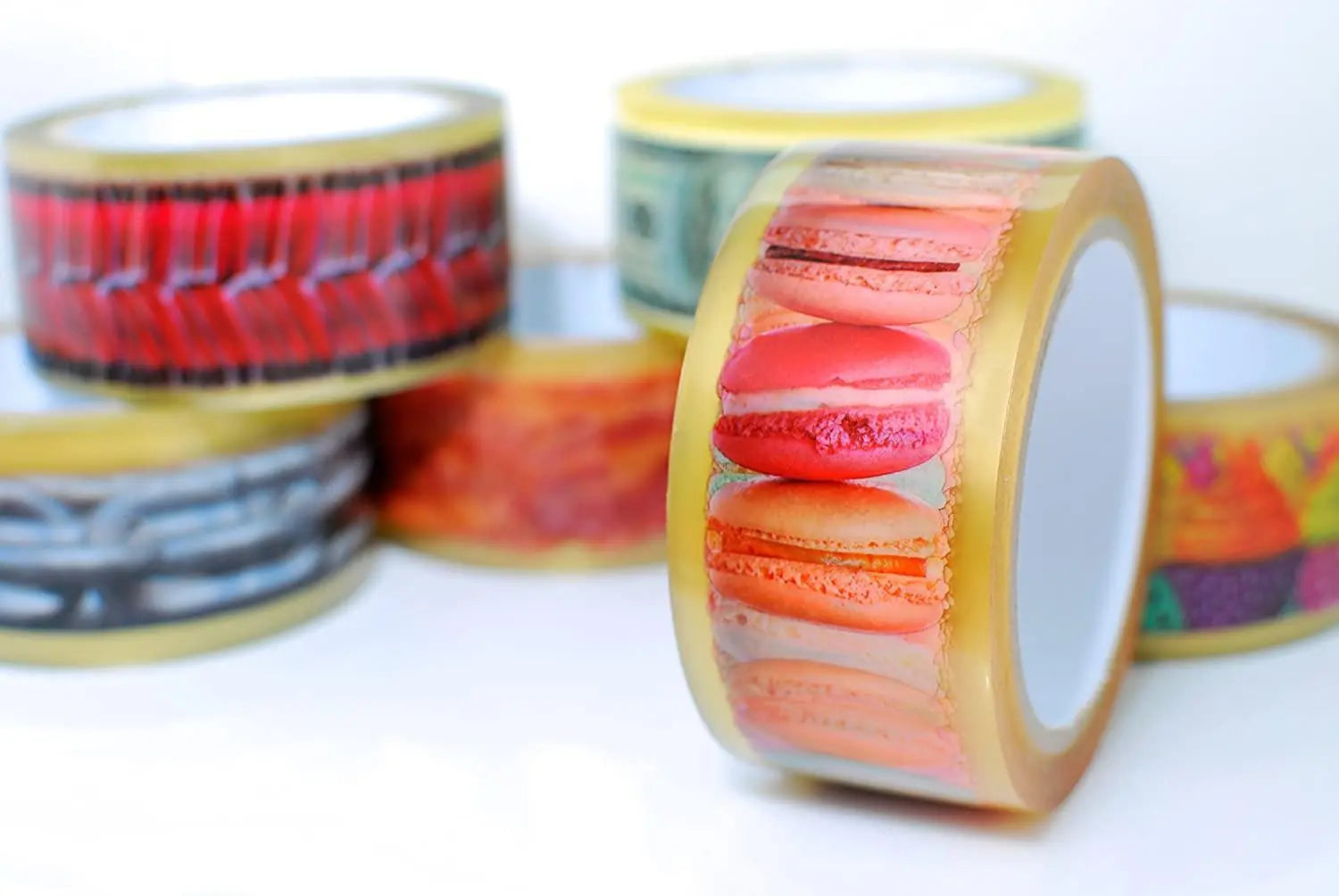 Full-Color Custom Printed Packing Tape – High-Resolution Digital Printing by RedPrinting