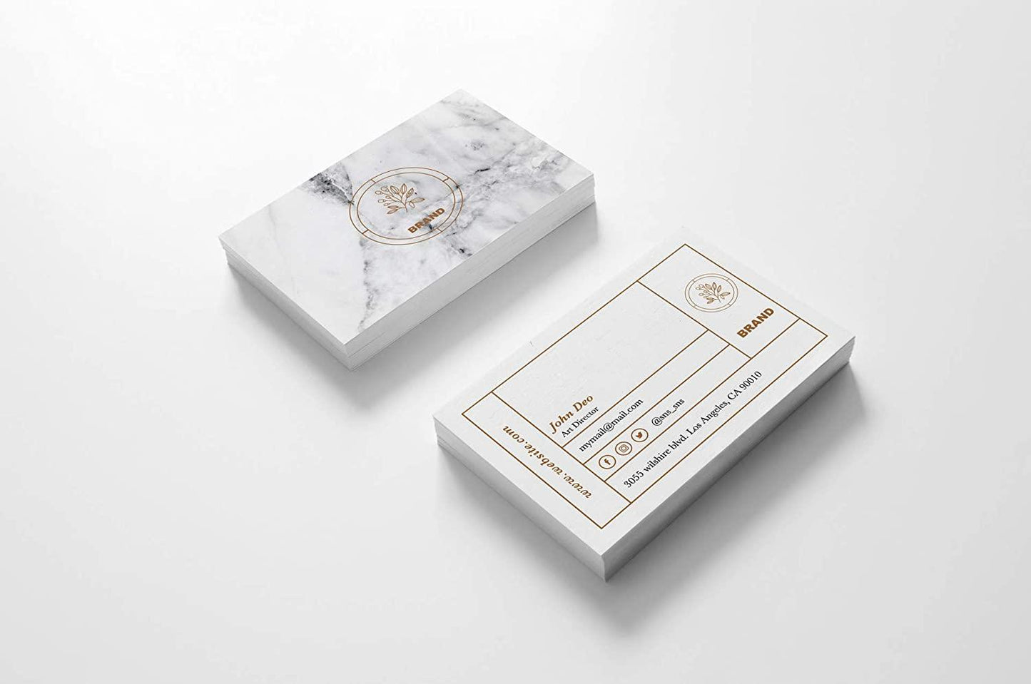 Heavy Linen Cover Business Cards.