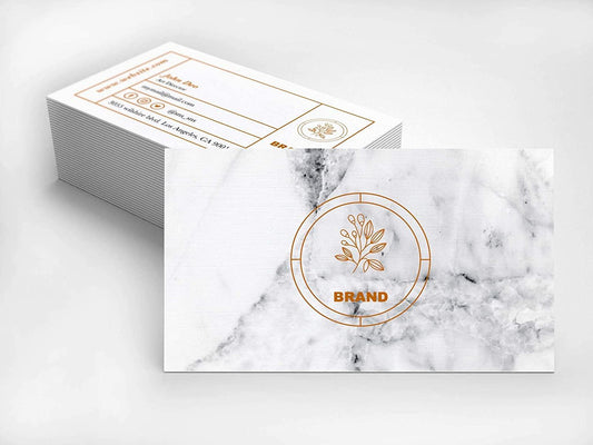 Linen Cover Business Cards.